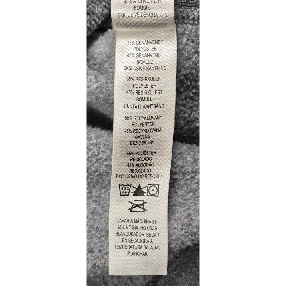 Patagonia‎ Uprisal Hoody Mens Medium Grey Striped Good Recycled Pullover Hoodie - Picture 11 of 15